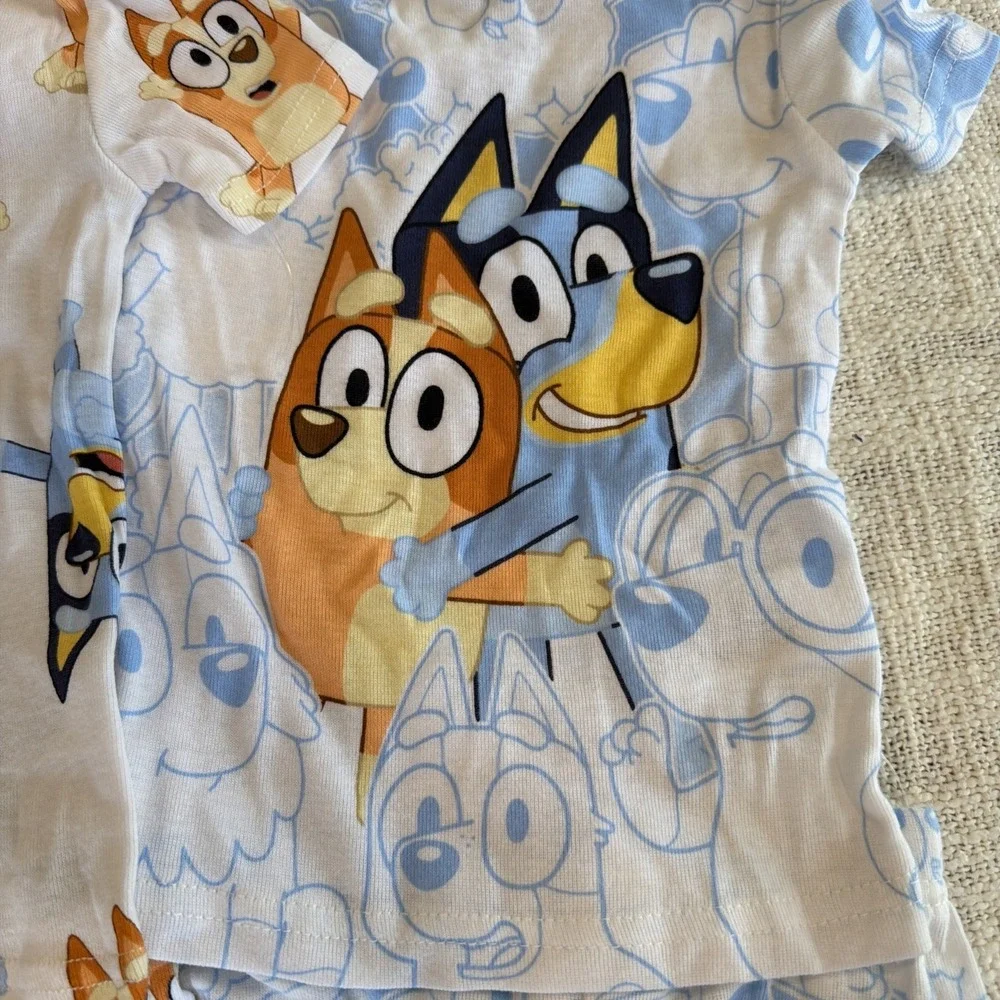 NWT Double Set Bluey Pajamas Size 18 Months